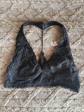 Victoria's Secret Black Lace Racerback Bralette
